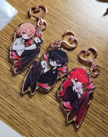 Persona 5 Tactica Love Letter Royal Trio Charms