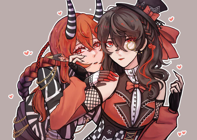 Loki and Arsene but make them girls